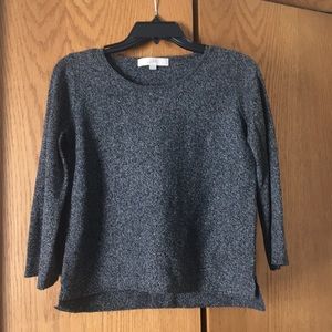 Black and white blouse